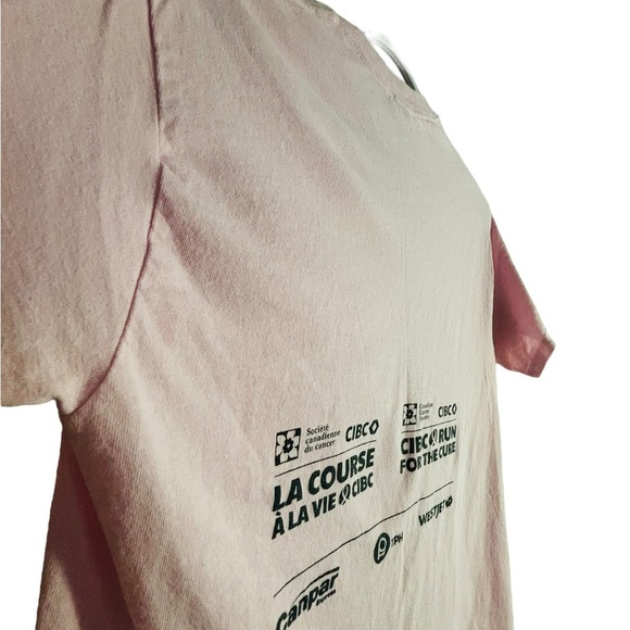 💓Pink Ribbon Breast Cancer Run for the cure T-Shirt Great condition💓 - Picture 5 of 9